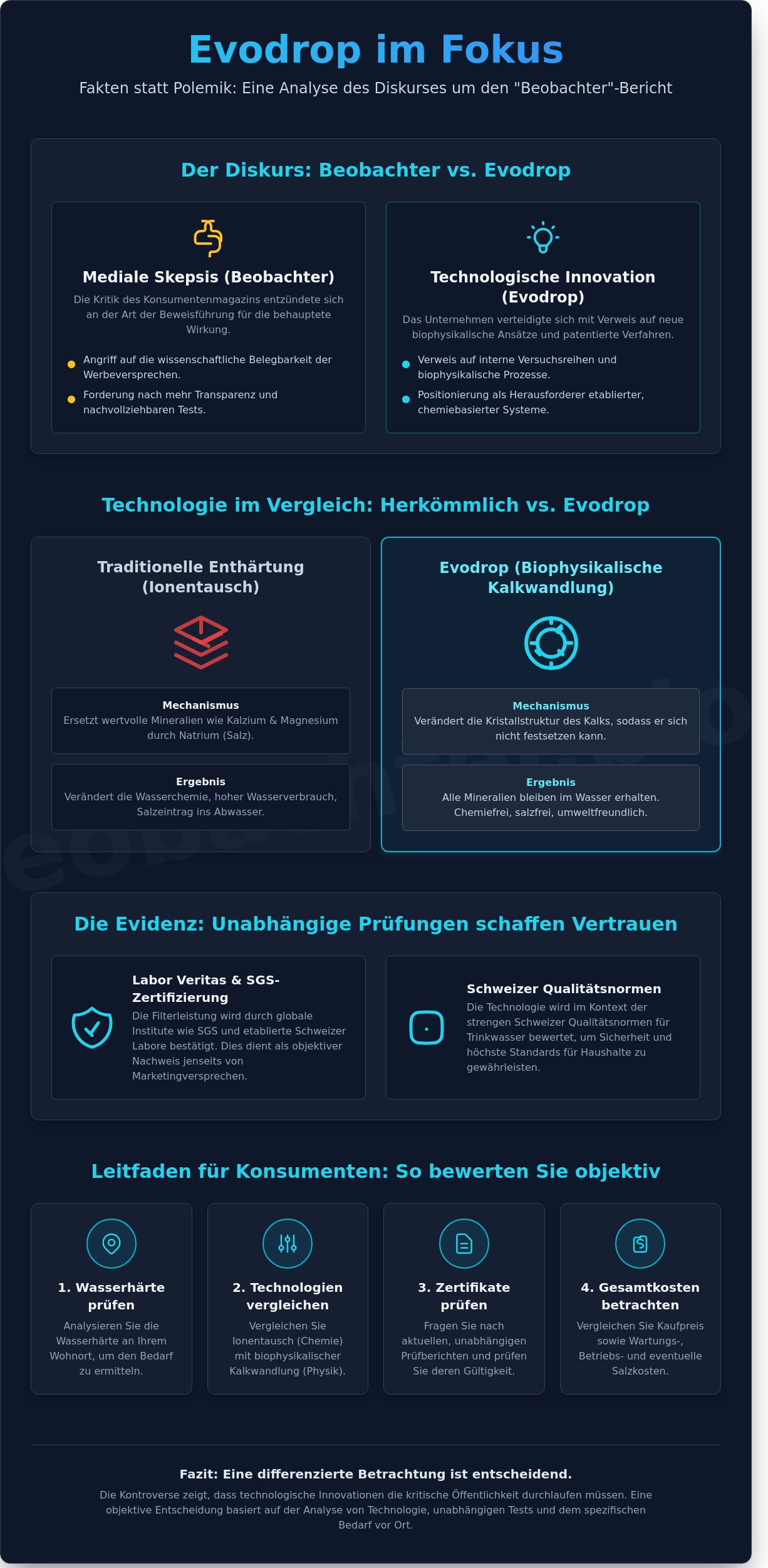 Evodrop Beobachter: Eine analytische Fallstudie zur Schweizer Wasseraufbereitung 2026