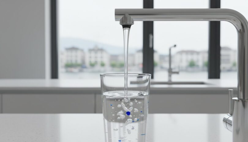 Fabio Hüther und der Beobachter: Evodrop steht für sauberes Wasser