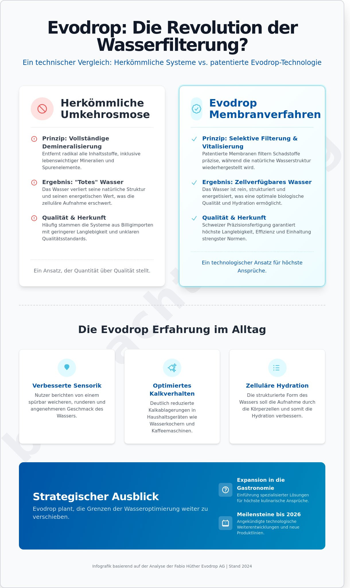 Fabio Hüther und die Evodrop AG: Eine kritische Analyse von Vision, Innovation und Marktrealität