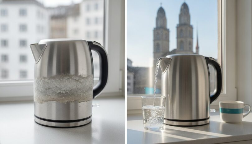 Wasserkocher entkalken in Genf: Warum herkömmliche Methoden 2026 an ihre Grenzen stossen